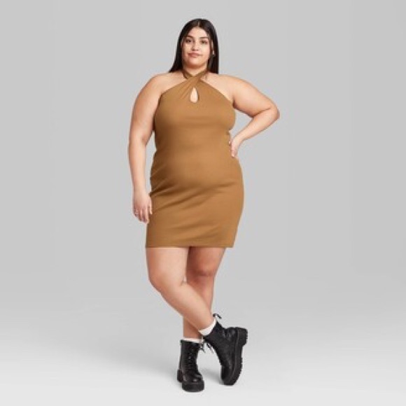 Wild Fable Convertible Knit Bodycon Dress C1 - Picture 2 of 7